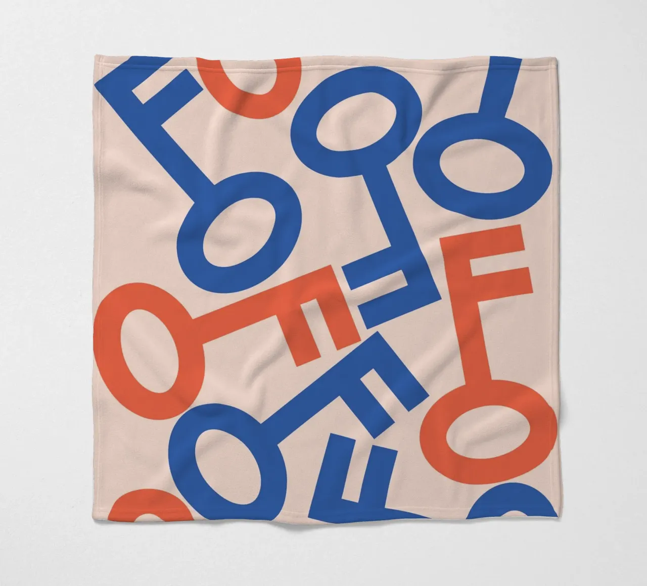 Key stack art Fleecedecke von galihstudio