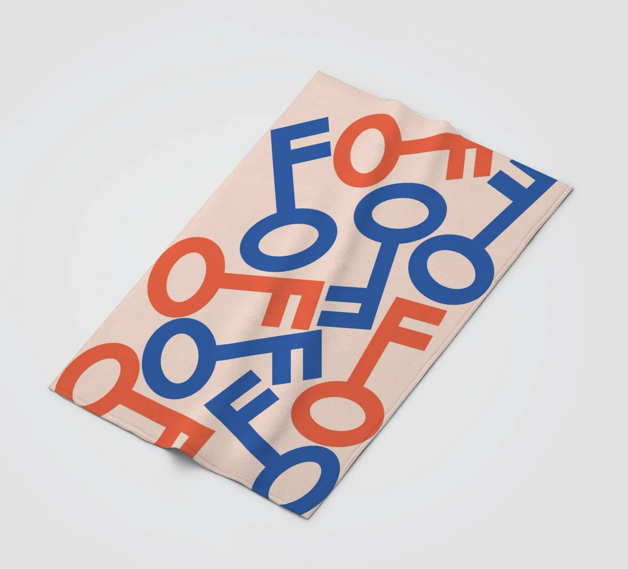 Key stack art Fleecedecke von galihstudio