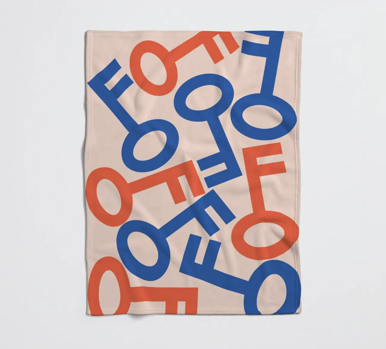 Key stack art Fleecedecke von galihstudio