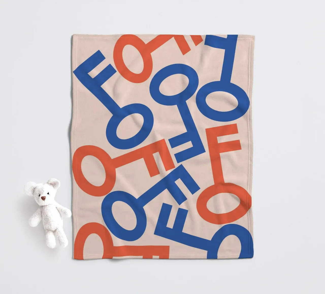 Key stack art Fleecedecke von galihstudio