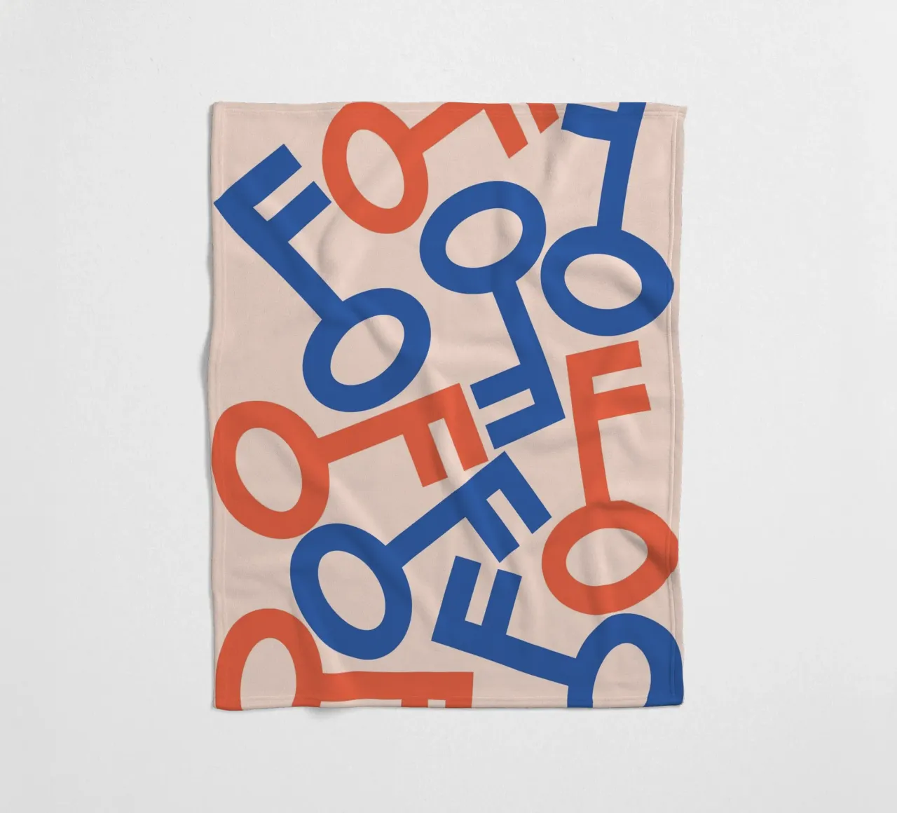 Key stack art Fleecedecke von galihstudio