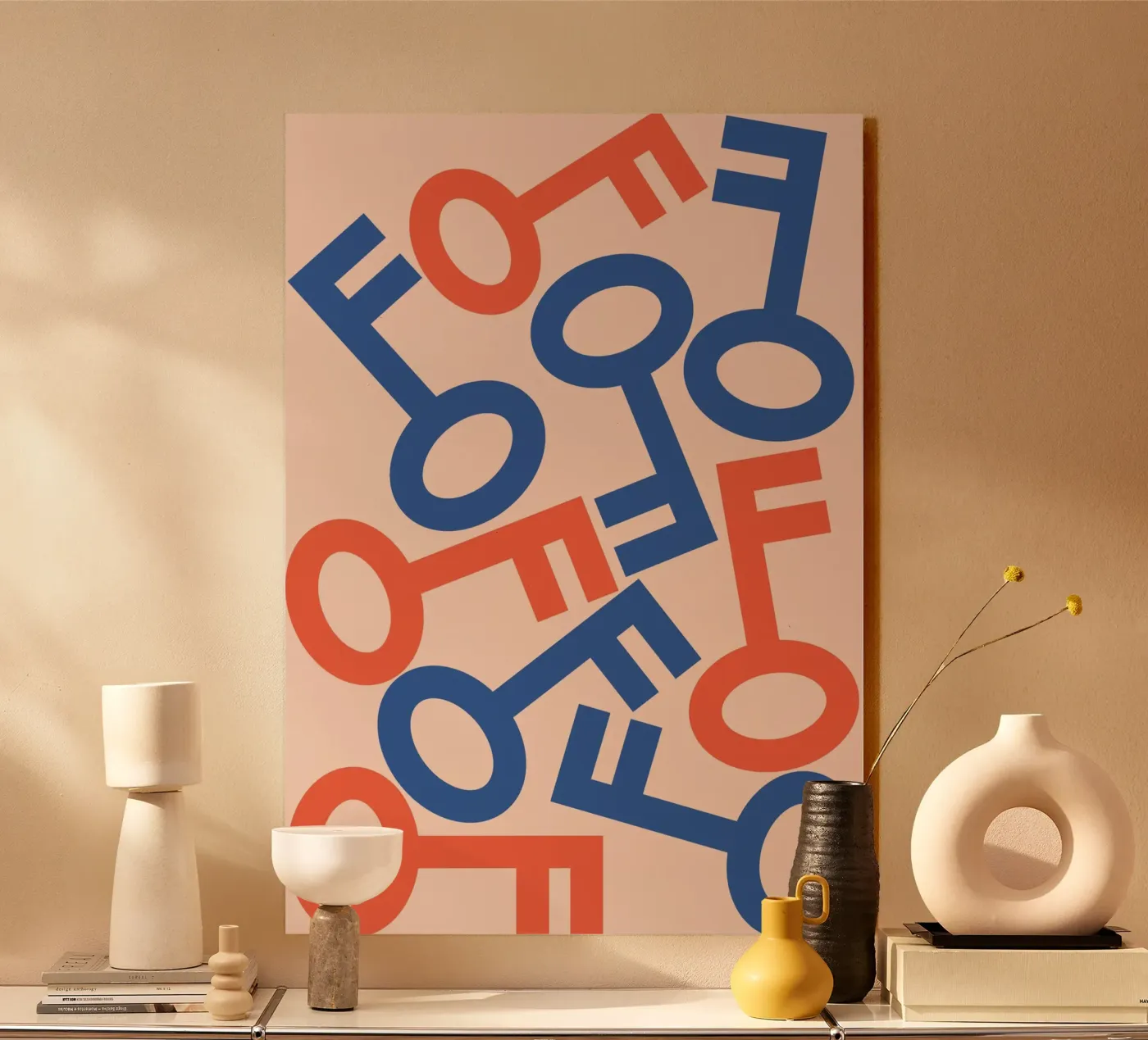 Key Stack Art Acryl-Glas von galihstudio