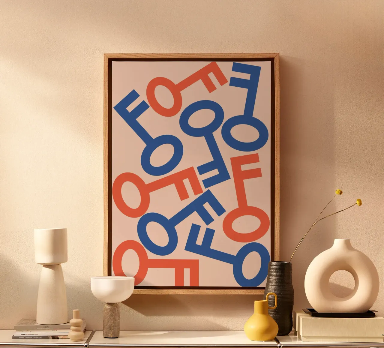 Key stack art canvas by galihstudio