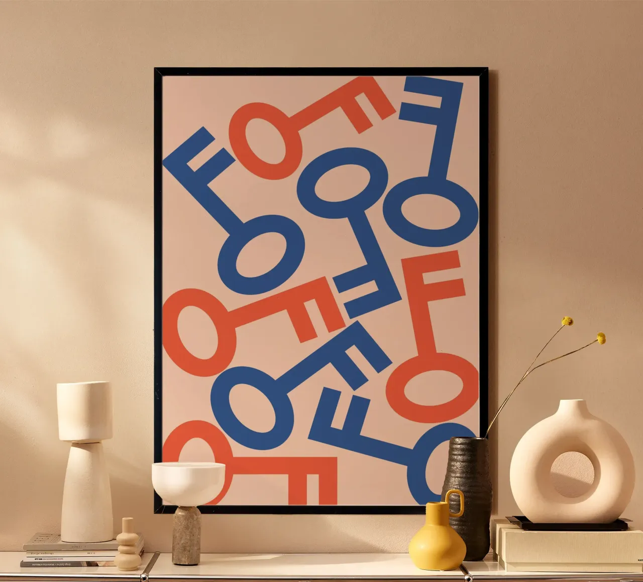 Key Stack Art Poster von galihstudio