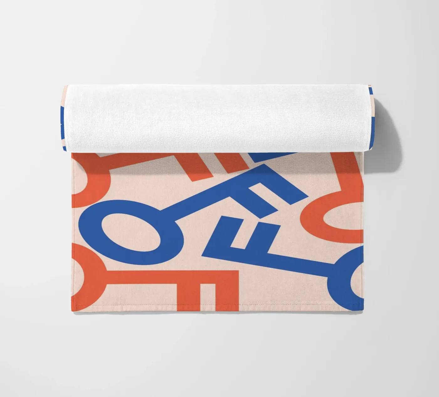 Stapelkunst strandhanddoek van galihstudio