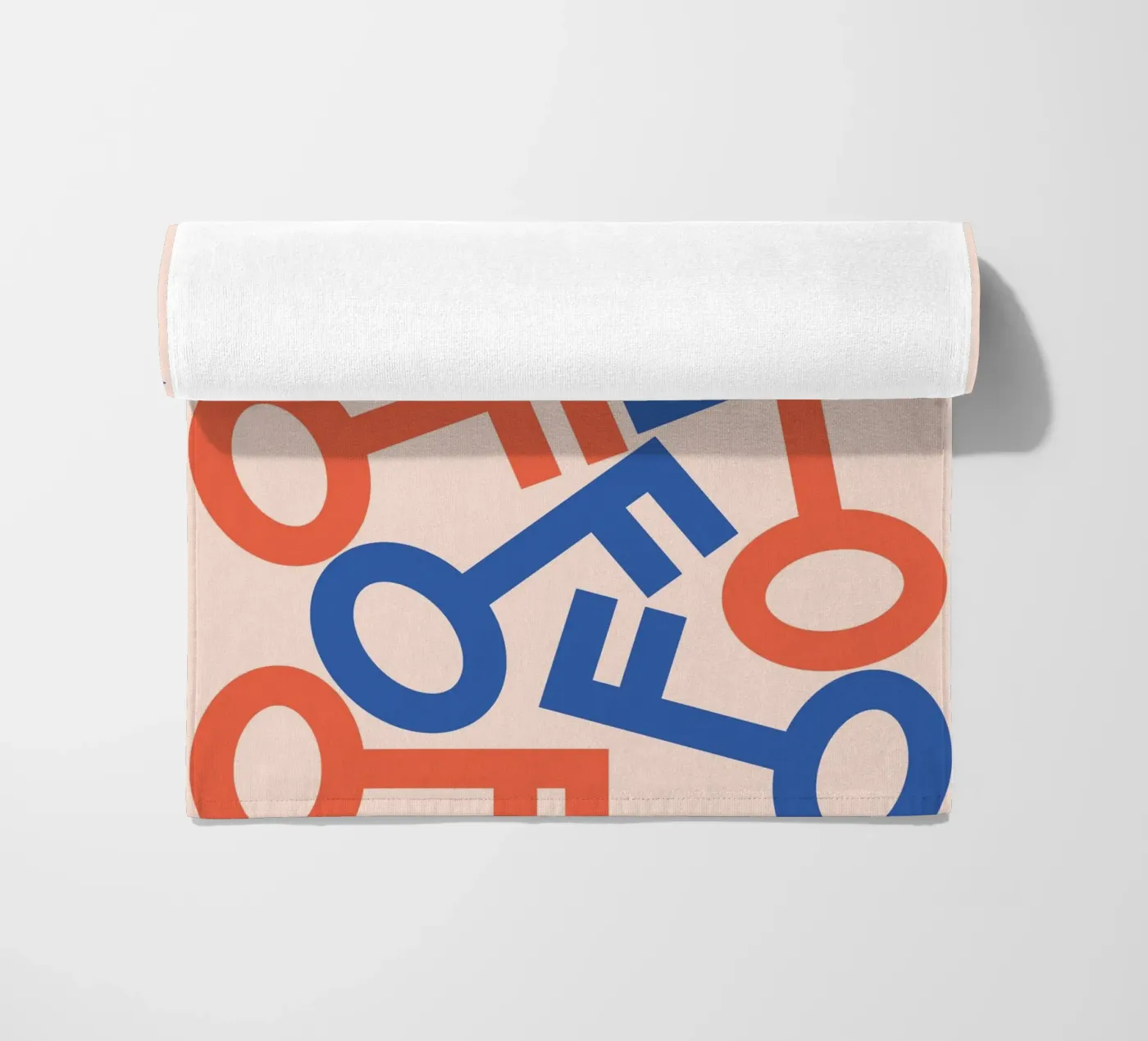 Stapelkunst strandhanddoek van galihstudio