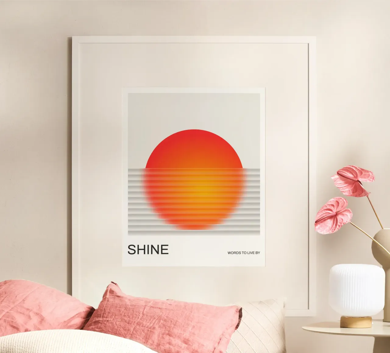 SHINE – Radiant Gradient Art hahnemühle by Artezza