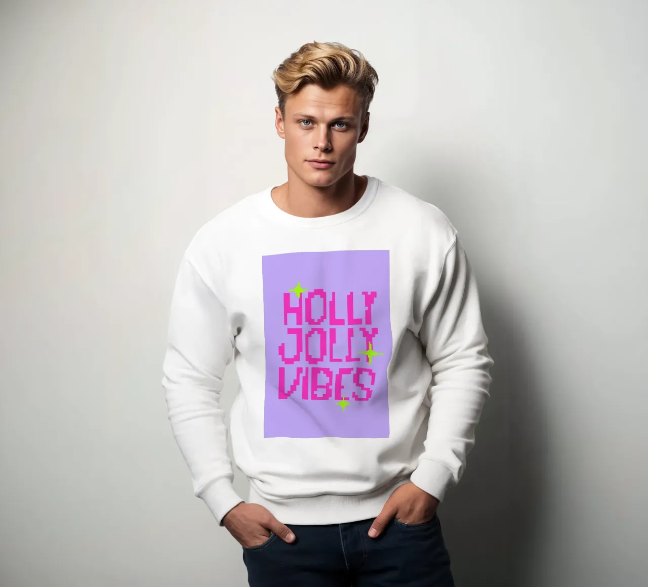 Holly Jolly Vibes felpa da Studio One