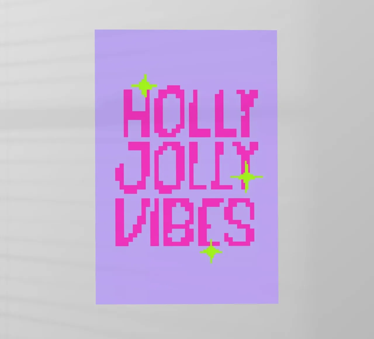 Holly Jolly Vibes pellicola backlit da Studio One