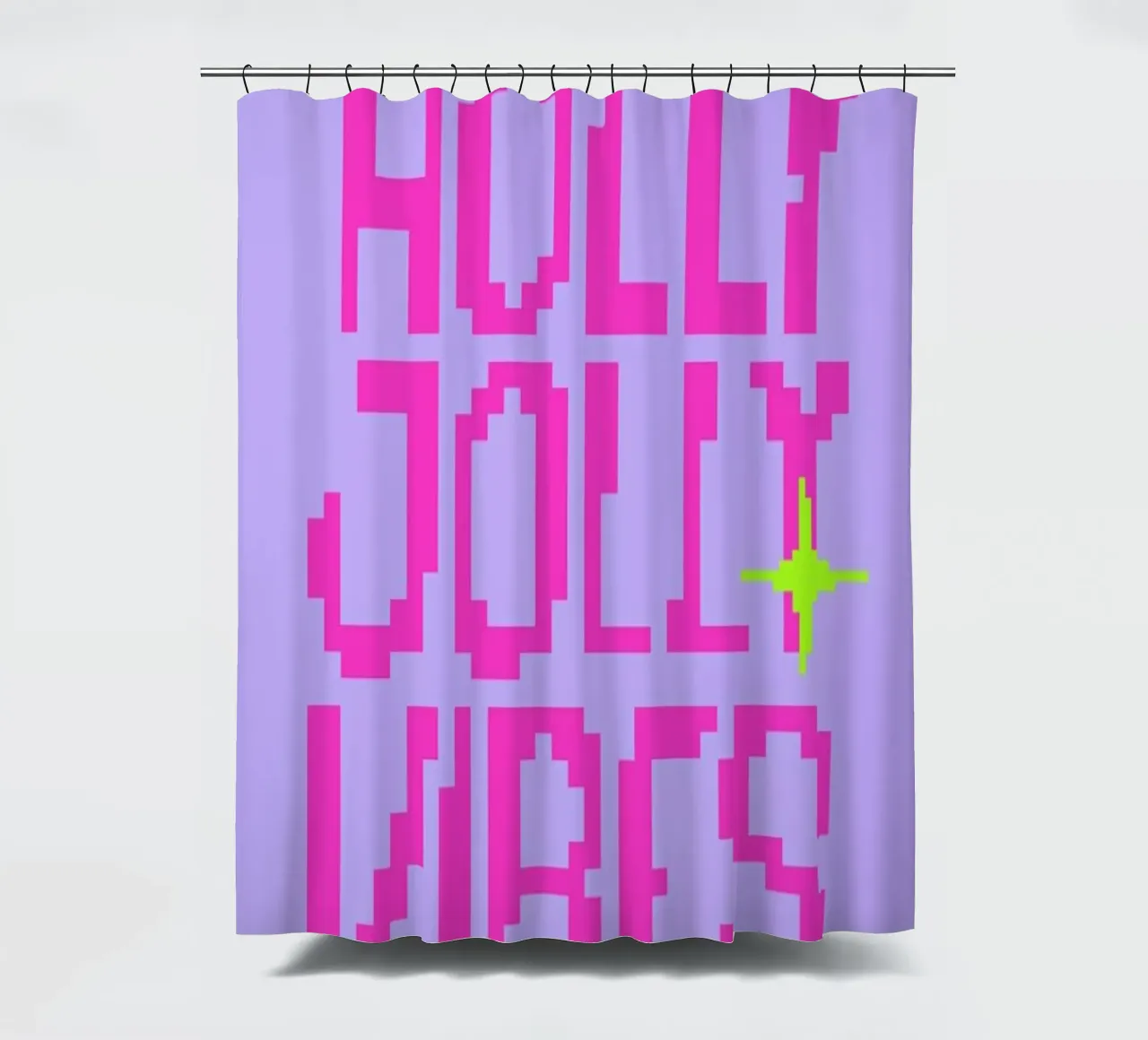 Holly Jolly Vibes tenda da doccia da Studio One