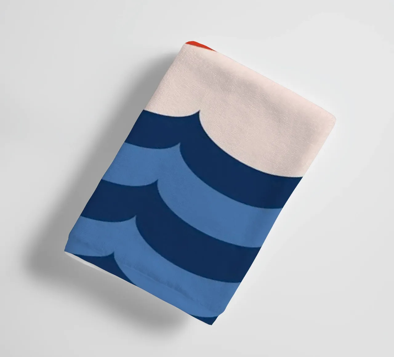 Onda oceano sole asciugamano da bagno da galihstudio