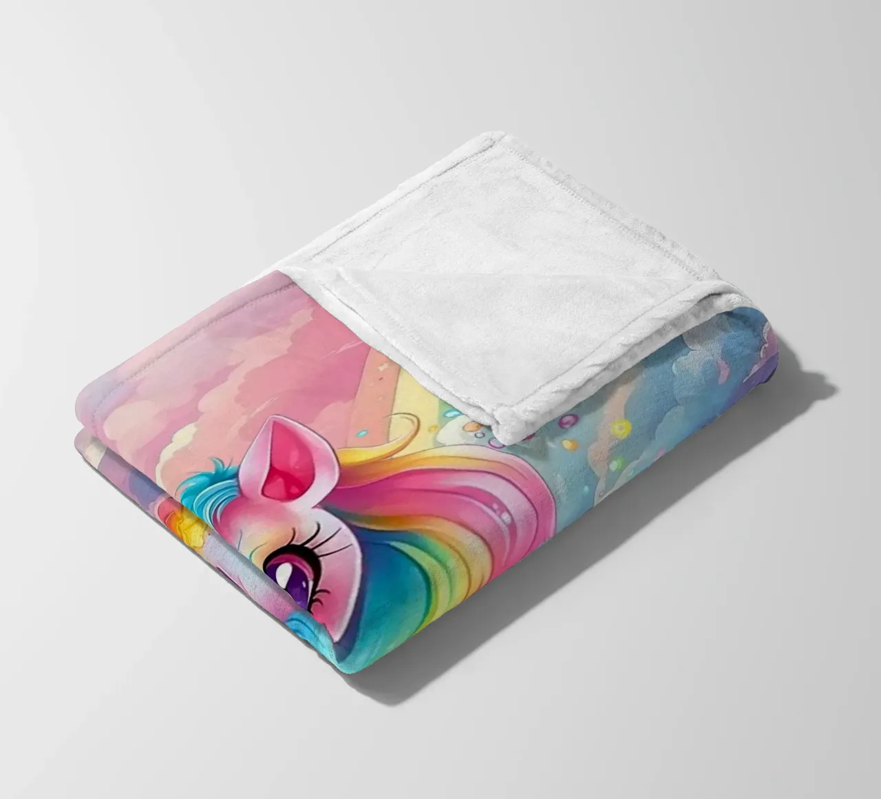 Unicorn coperta in pile da Cute Art