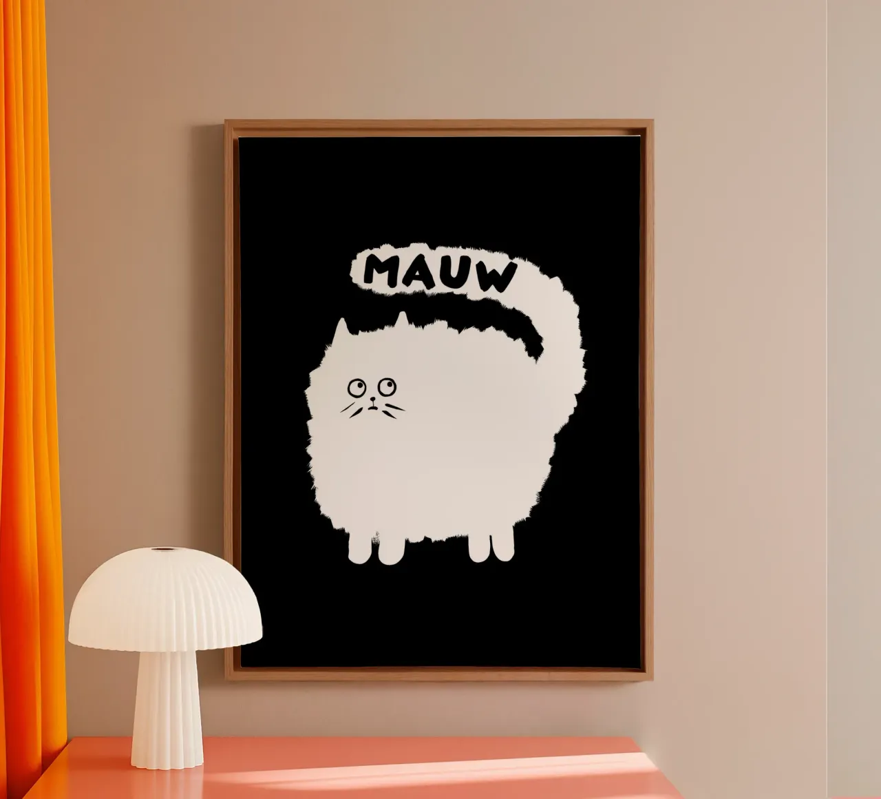 Cat: MAUW tela con Cornice a cassetta da All Colours