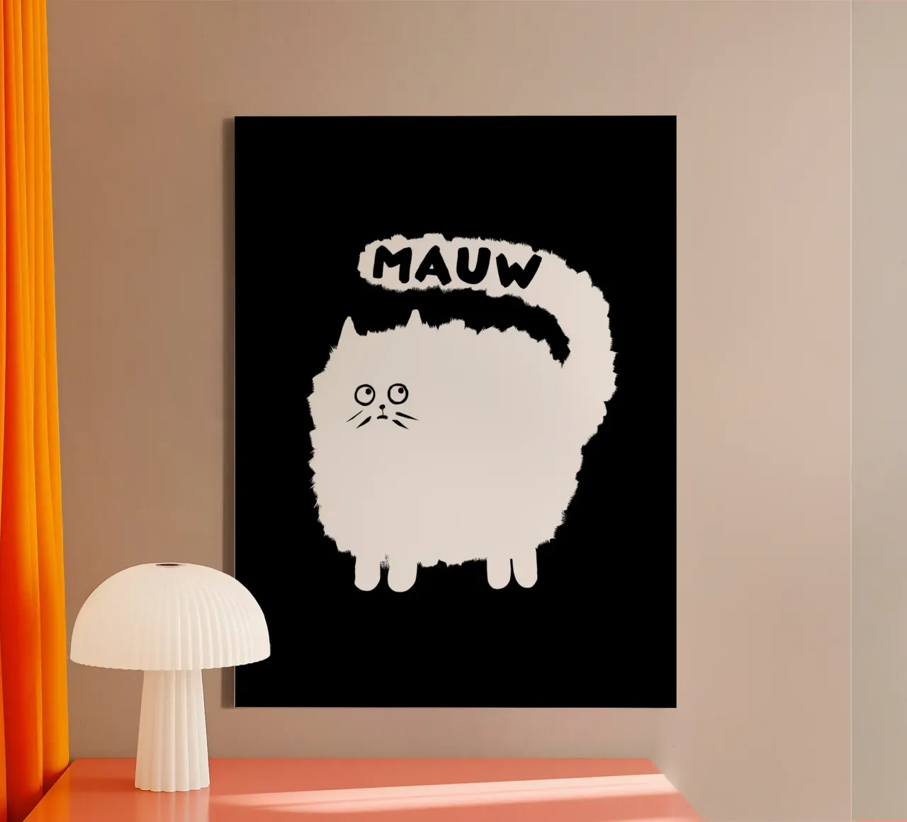 Cat: MAUW tela con Cornice a cassetta da All Colours