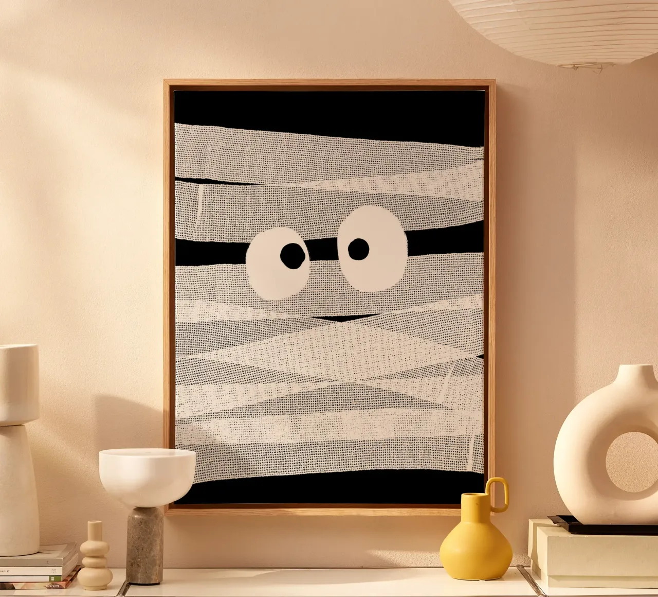 Mummies canvas met Baklijst van All Colours