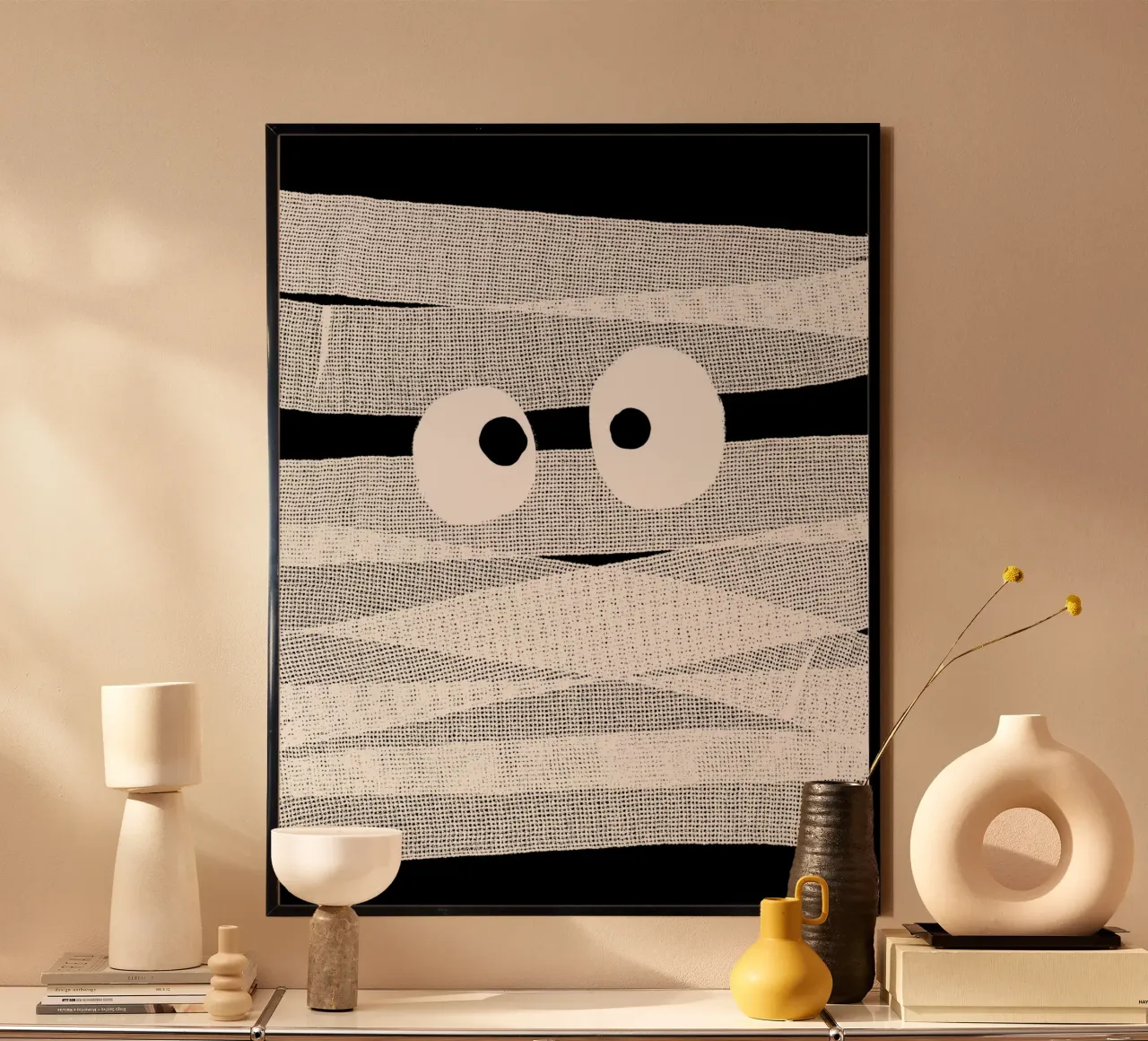 Mummies poster with plastic frame by All Colours