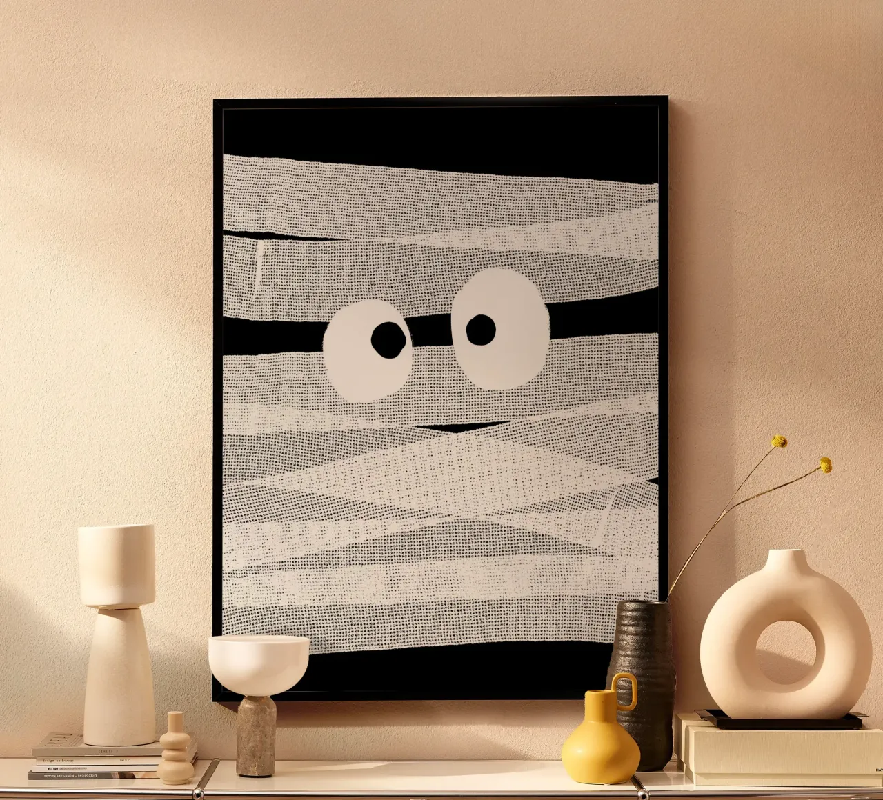 Mummies poster with plastic frame by All Colours