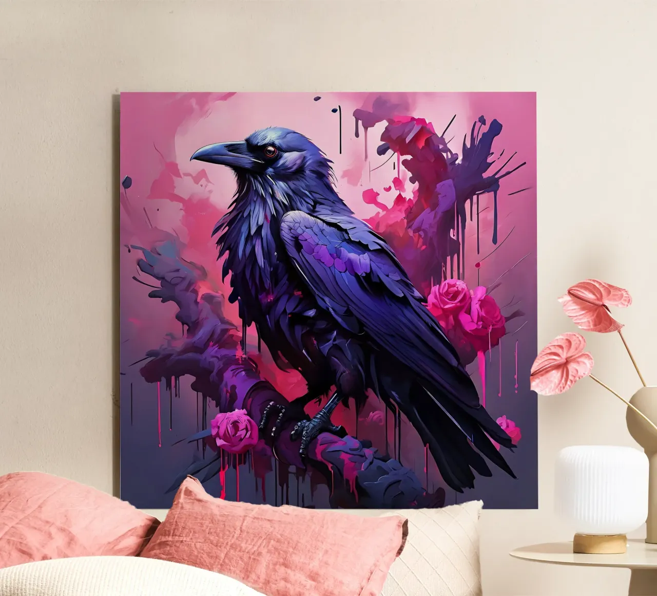 Crow_Style_H_1 alu-dibond by Tierisch bunt by LK
