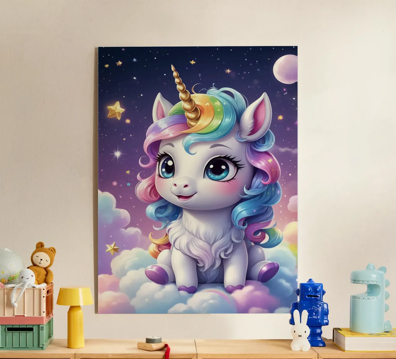 Mignonne licorne plexiglas de Cute Art