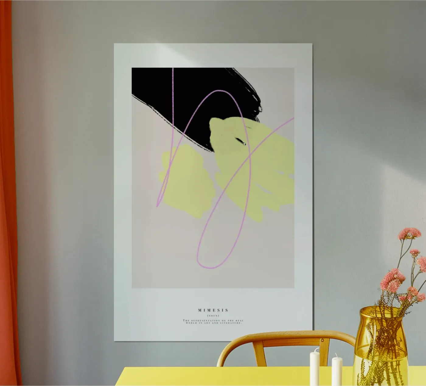 Mimesis poster van Pure