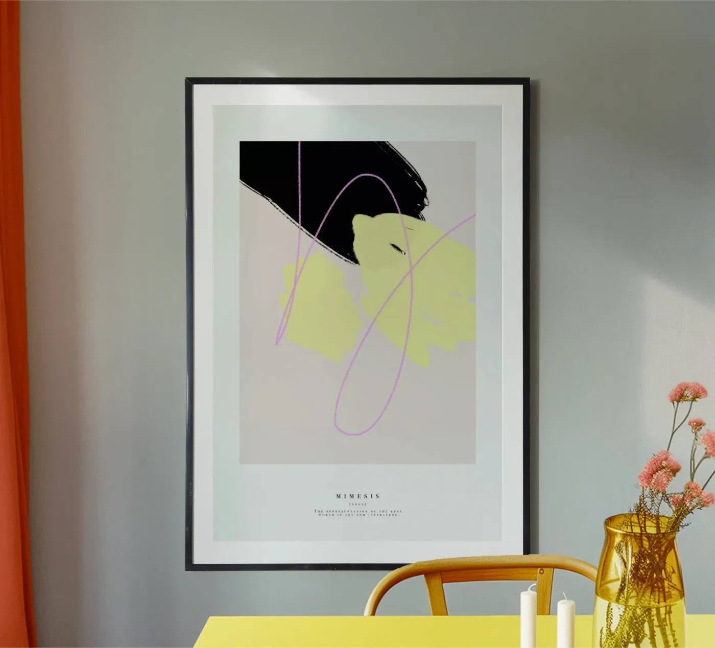 Mimesis poster van Pure