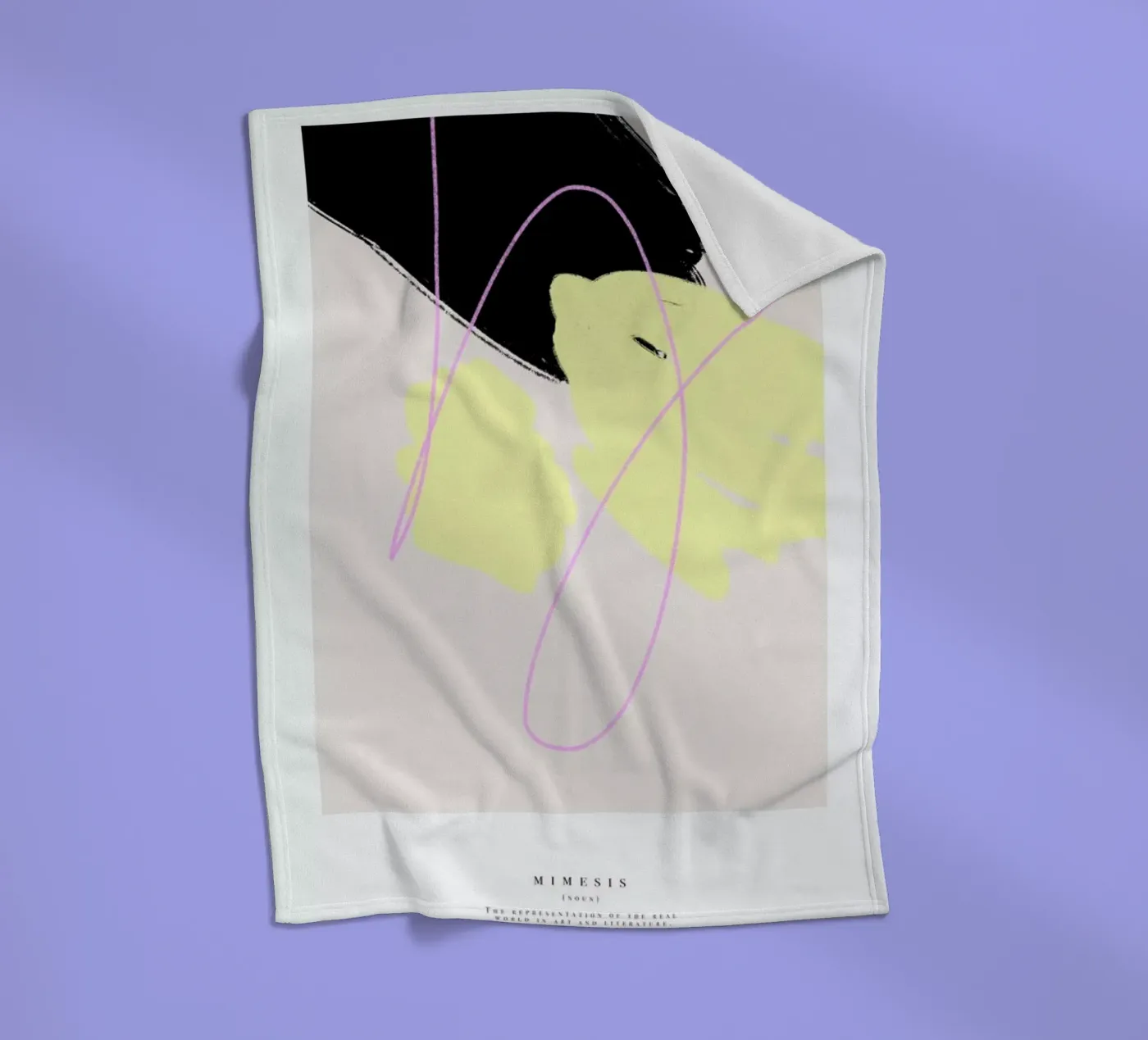 Mimesis fleecedeken van Pure