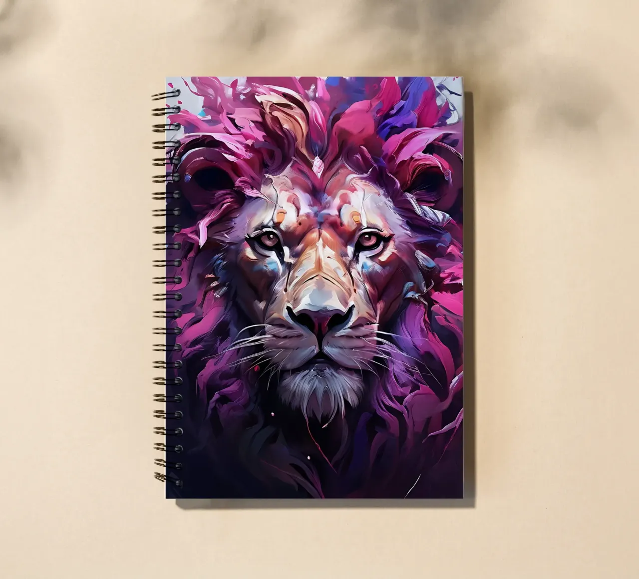Lion_Style_H_2 spiral notebook by Tierisch bunt by LK