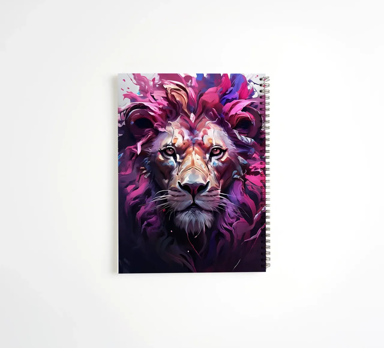Lion_Style_H_2 spiral notebook by Tierisch bunt by LK