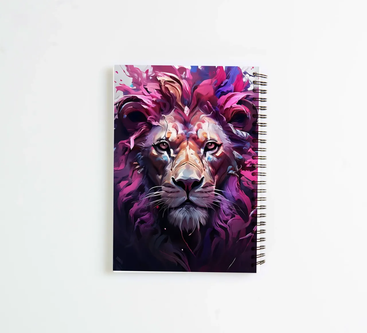Lion_Style_H_2 spiral notebook by Tierisch bunt by LK