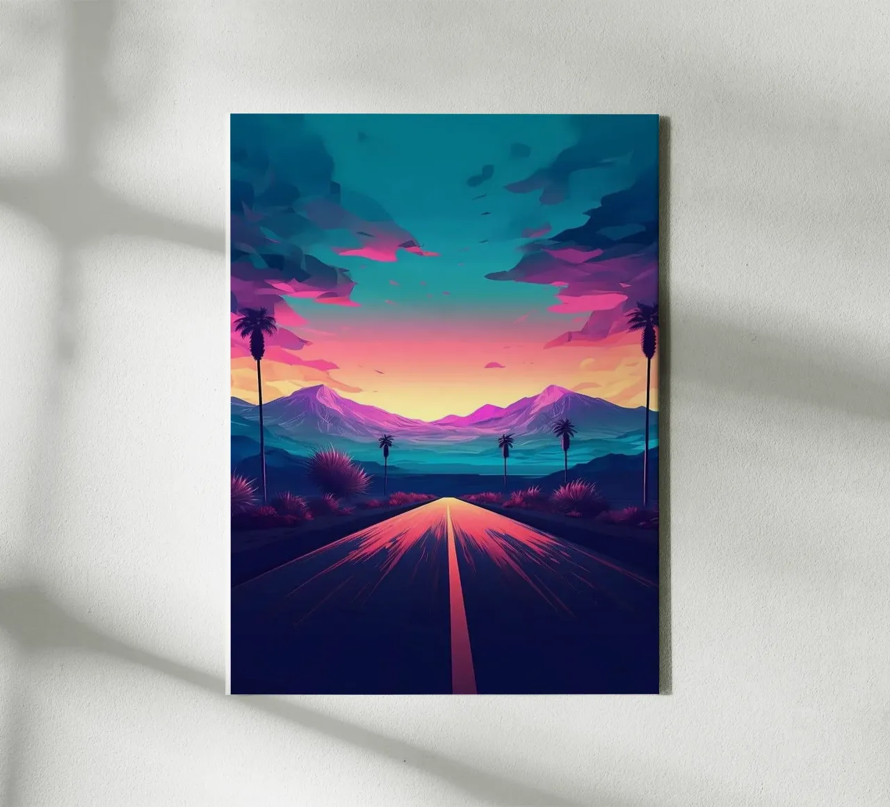 Strada Skyline tela con Cornice a cassetta da Cute Art