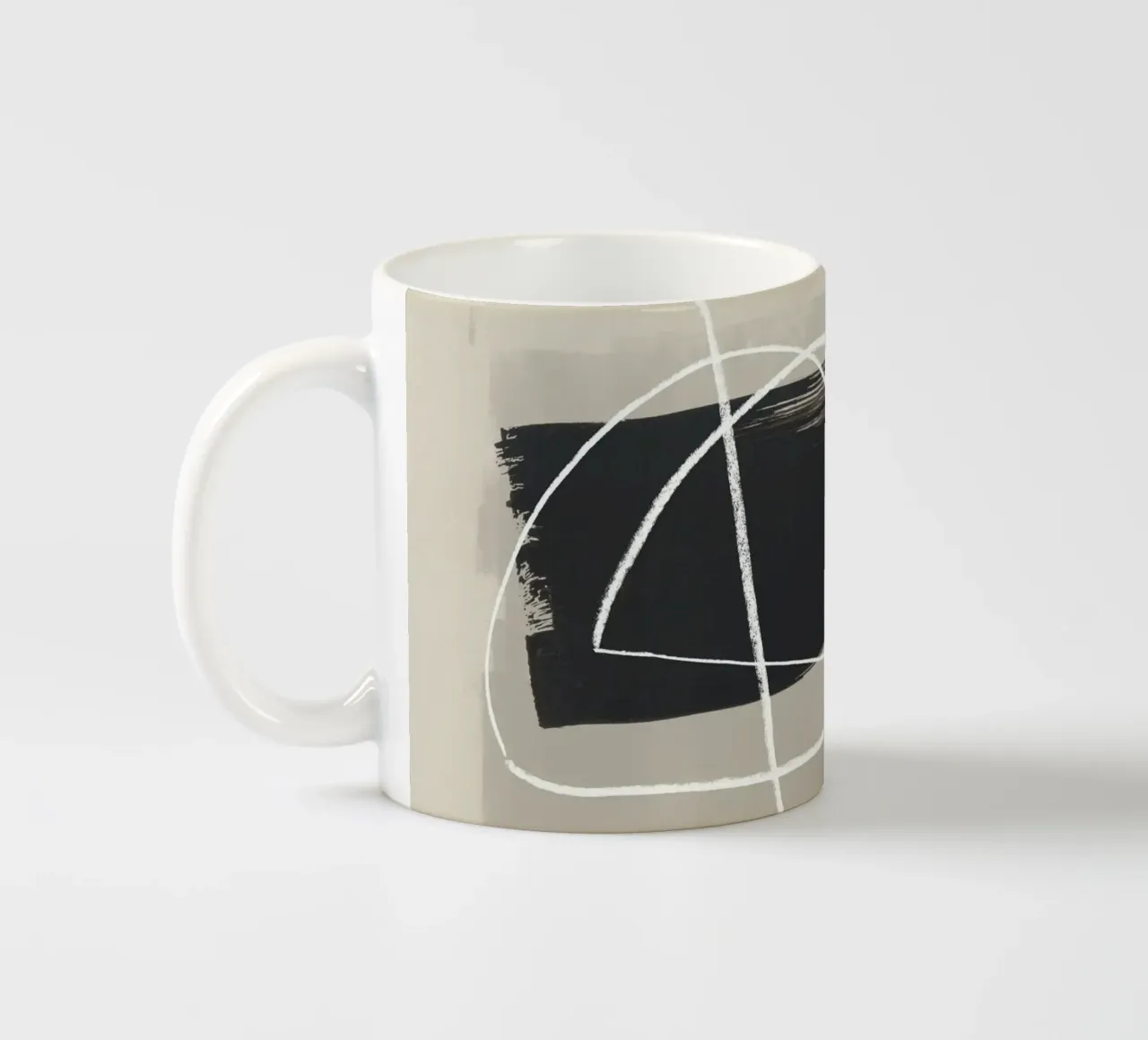Scarabocchio a matita e inchiostro 1 tazza in ceramica da NouveauPrints