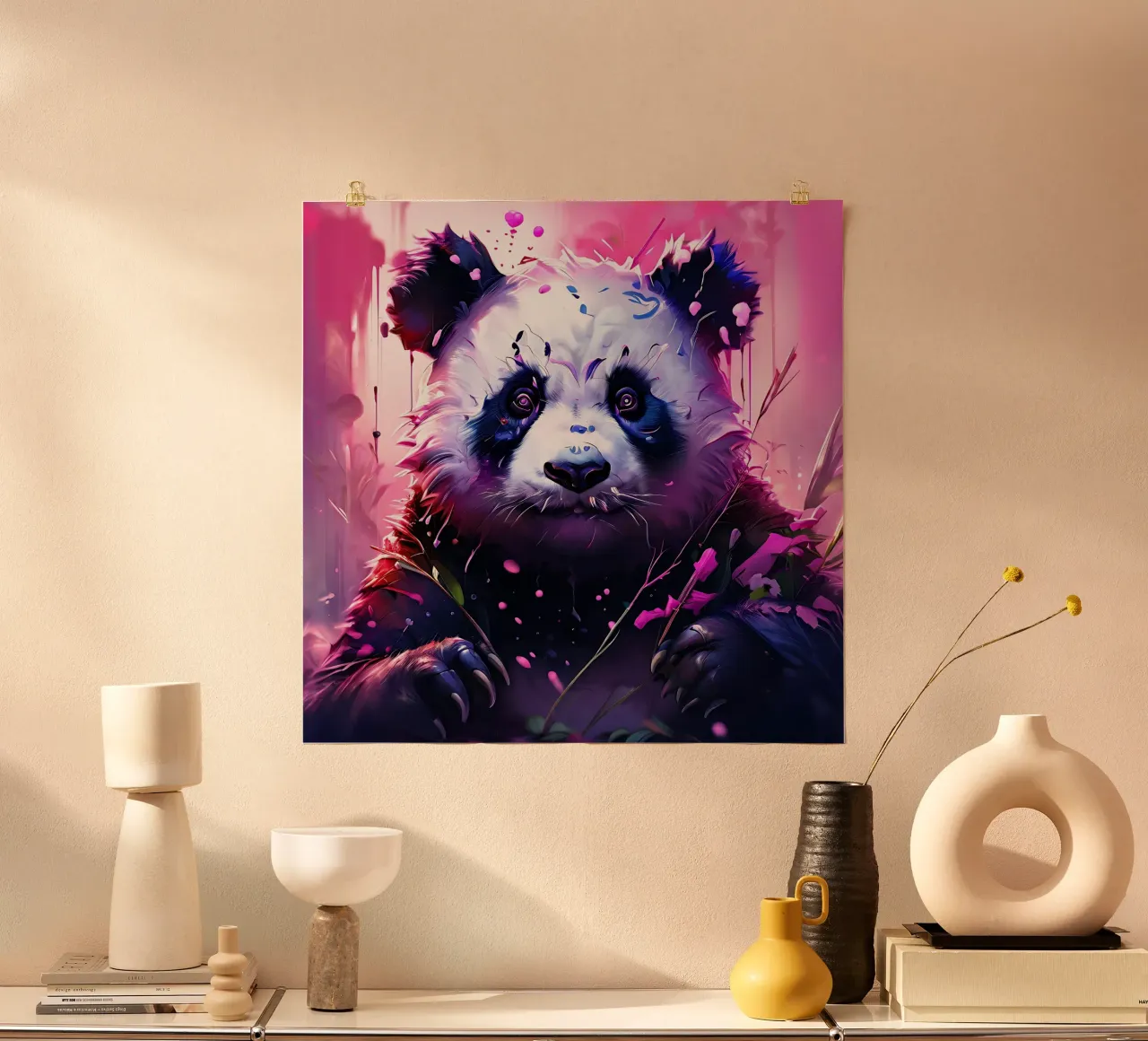 Panda_Style_H_1 poster da Tierisch bunt by LK