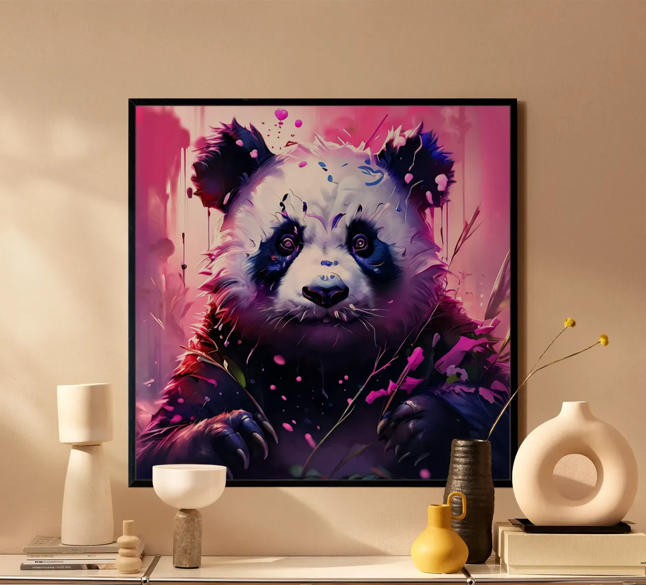 Panda_Style_H_1 poster da Tierisch bunt by LK