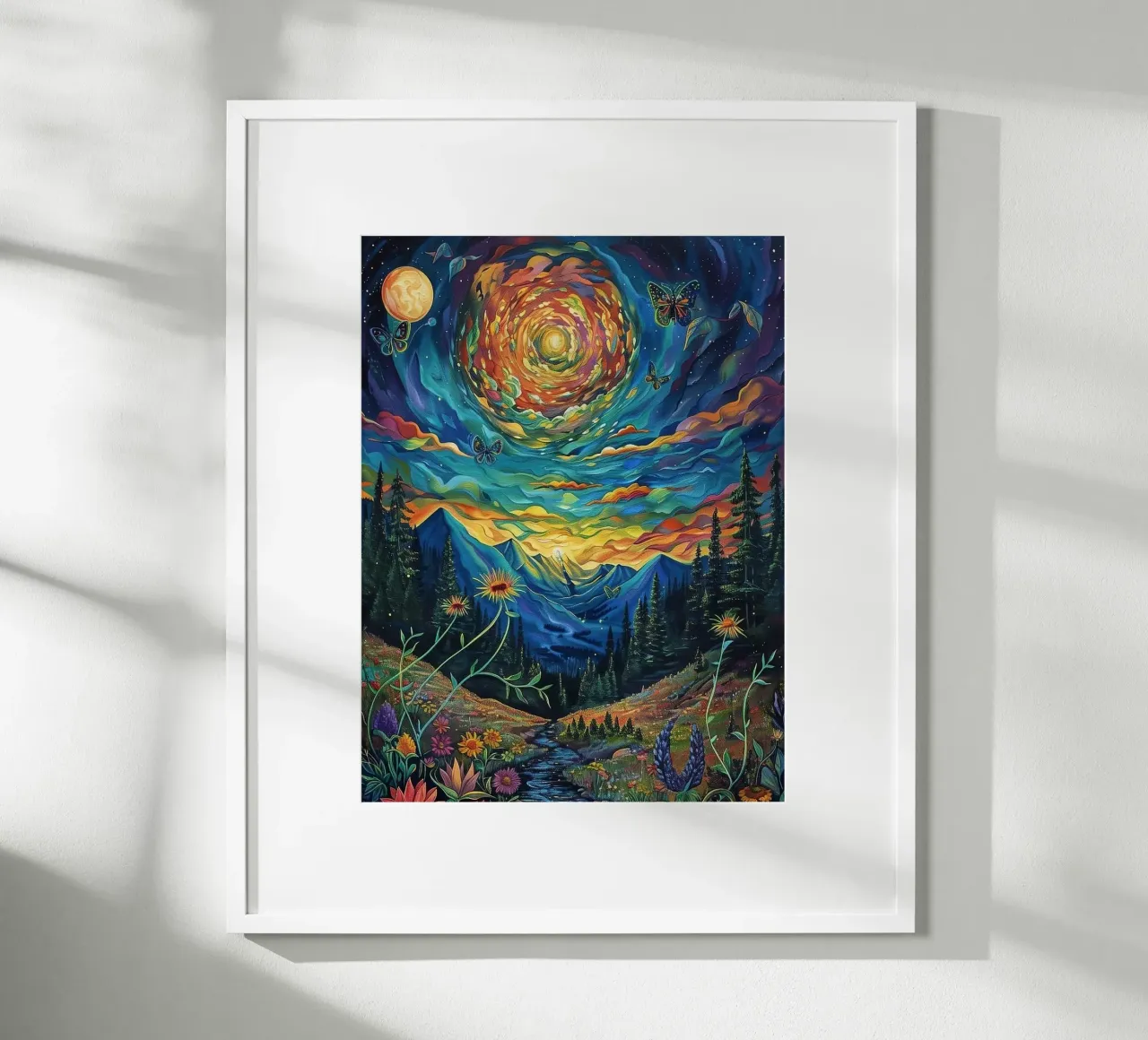 Das Flüstern des kosmischen Gartens Poster von Cute Art