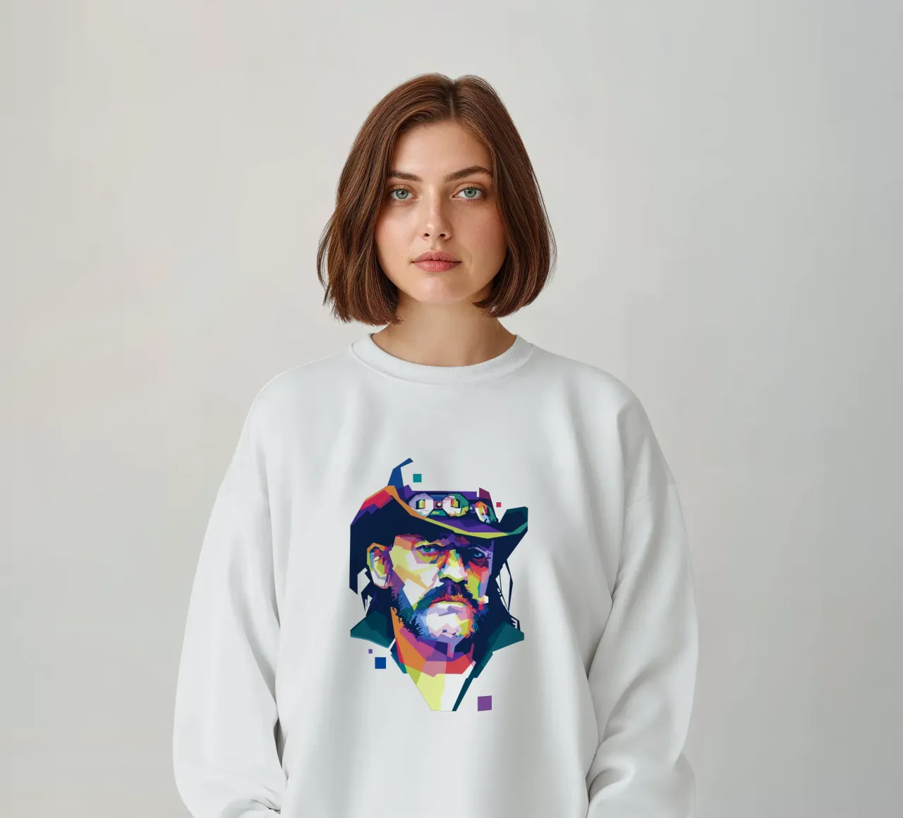 Lemmy Pop Art | WPAP felpa da Alkahfsmart