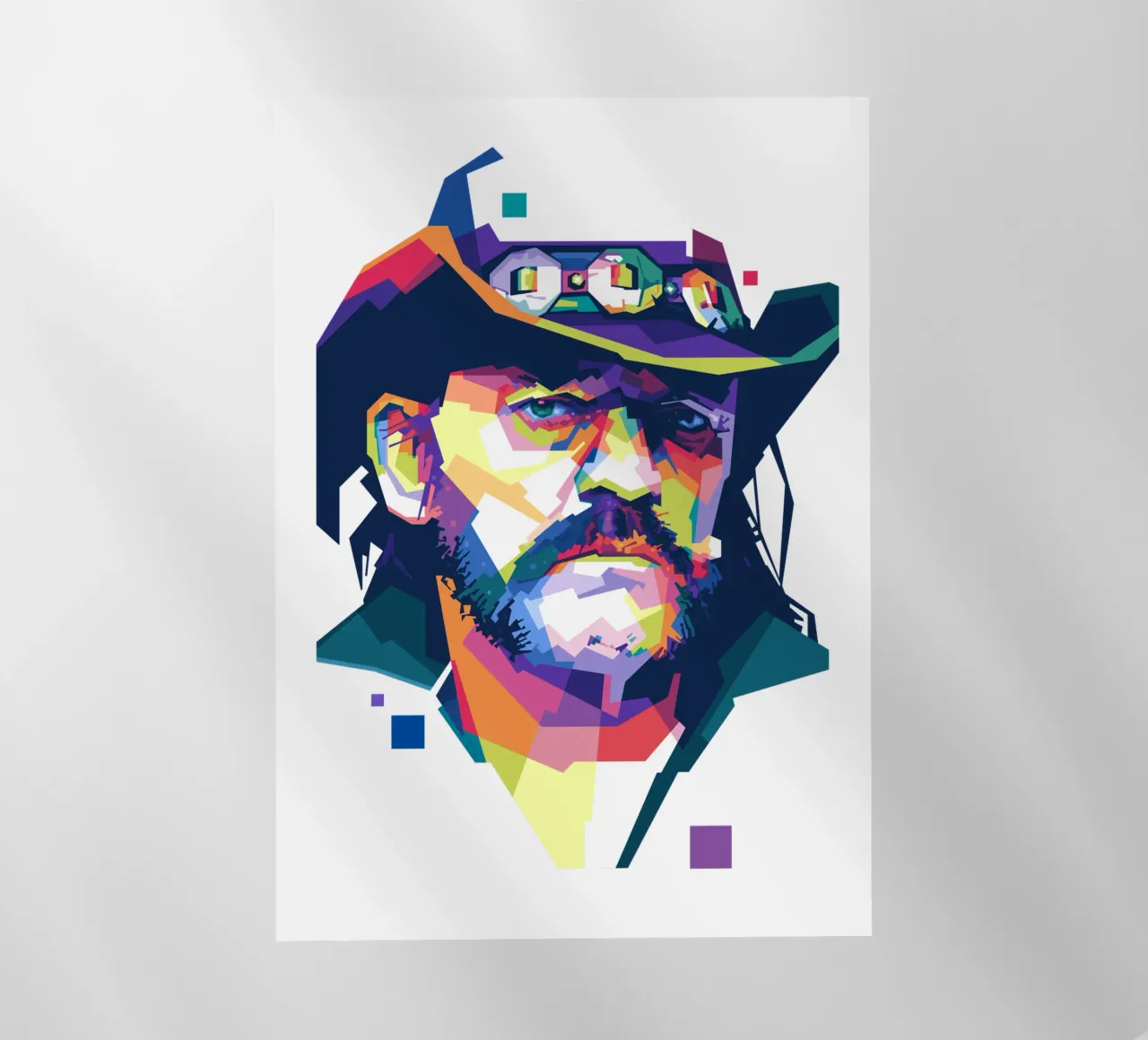 Lemmy Pop Art | WPAP pellicola backlit da Alkahfsmart