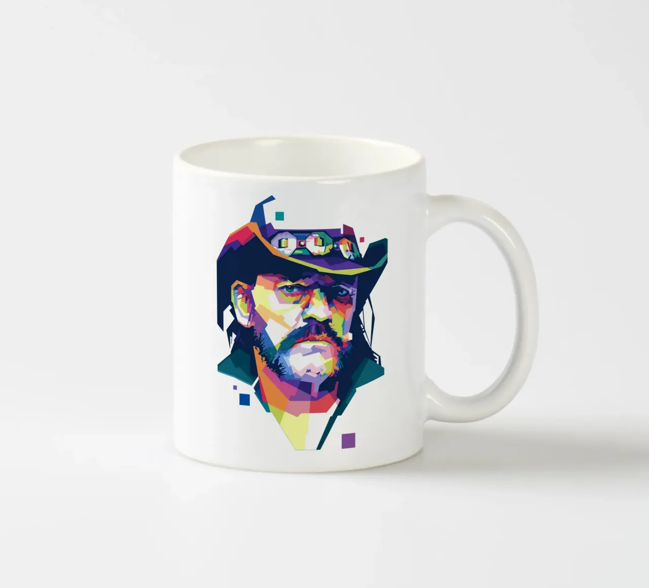 Lemmy Pop Art | WPAP tazza in ceramica da Alkahfsmart