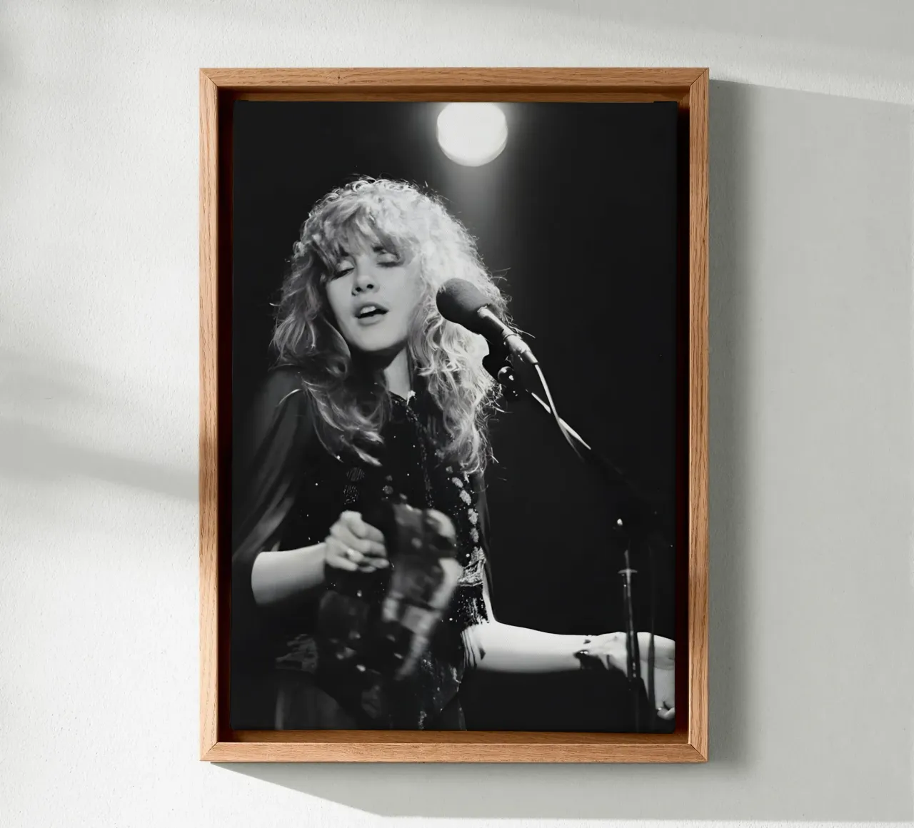 Stevie Nicks canvas by Low poly art
