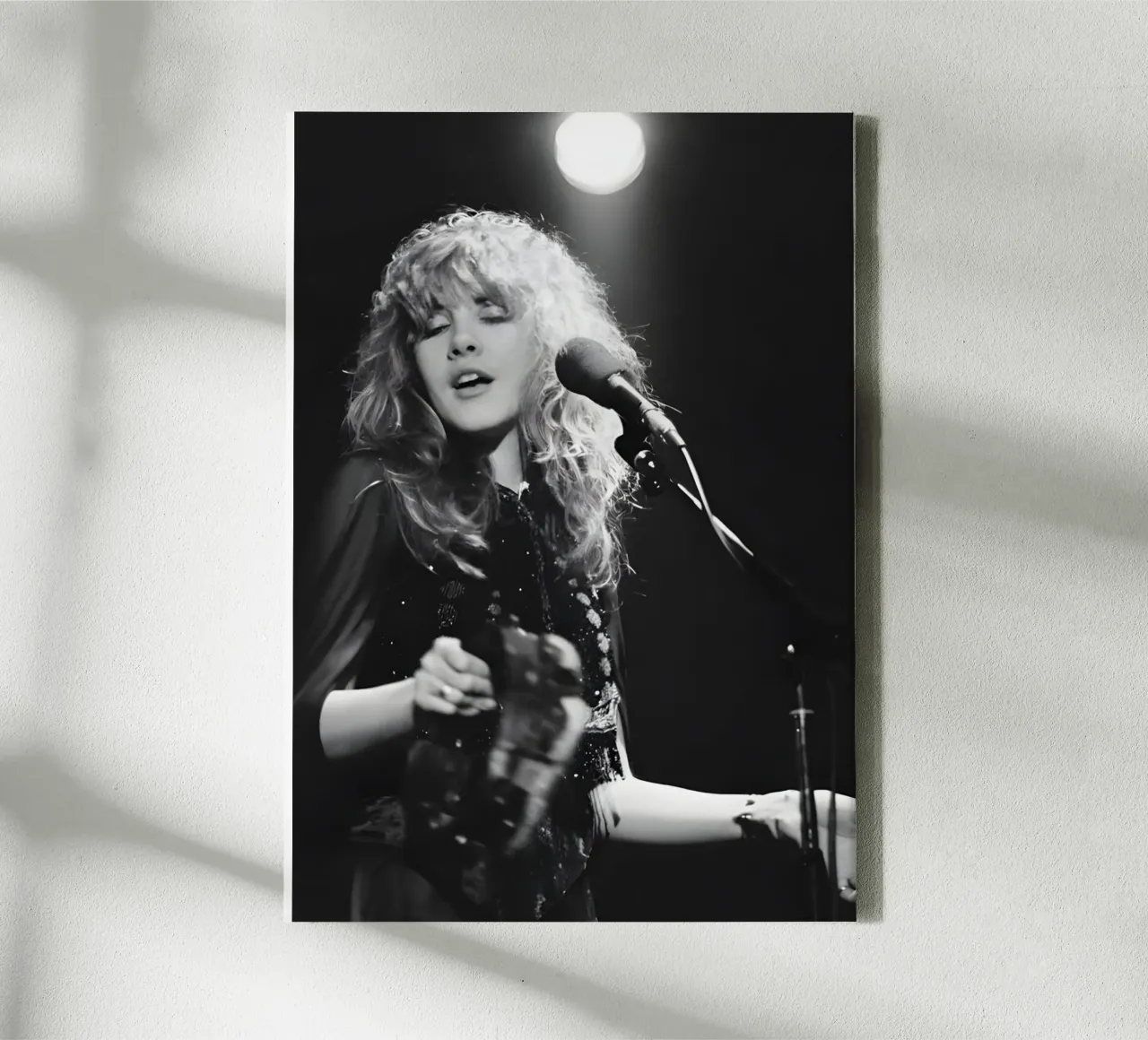 Stevie Nicks canvas by Low poly art