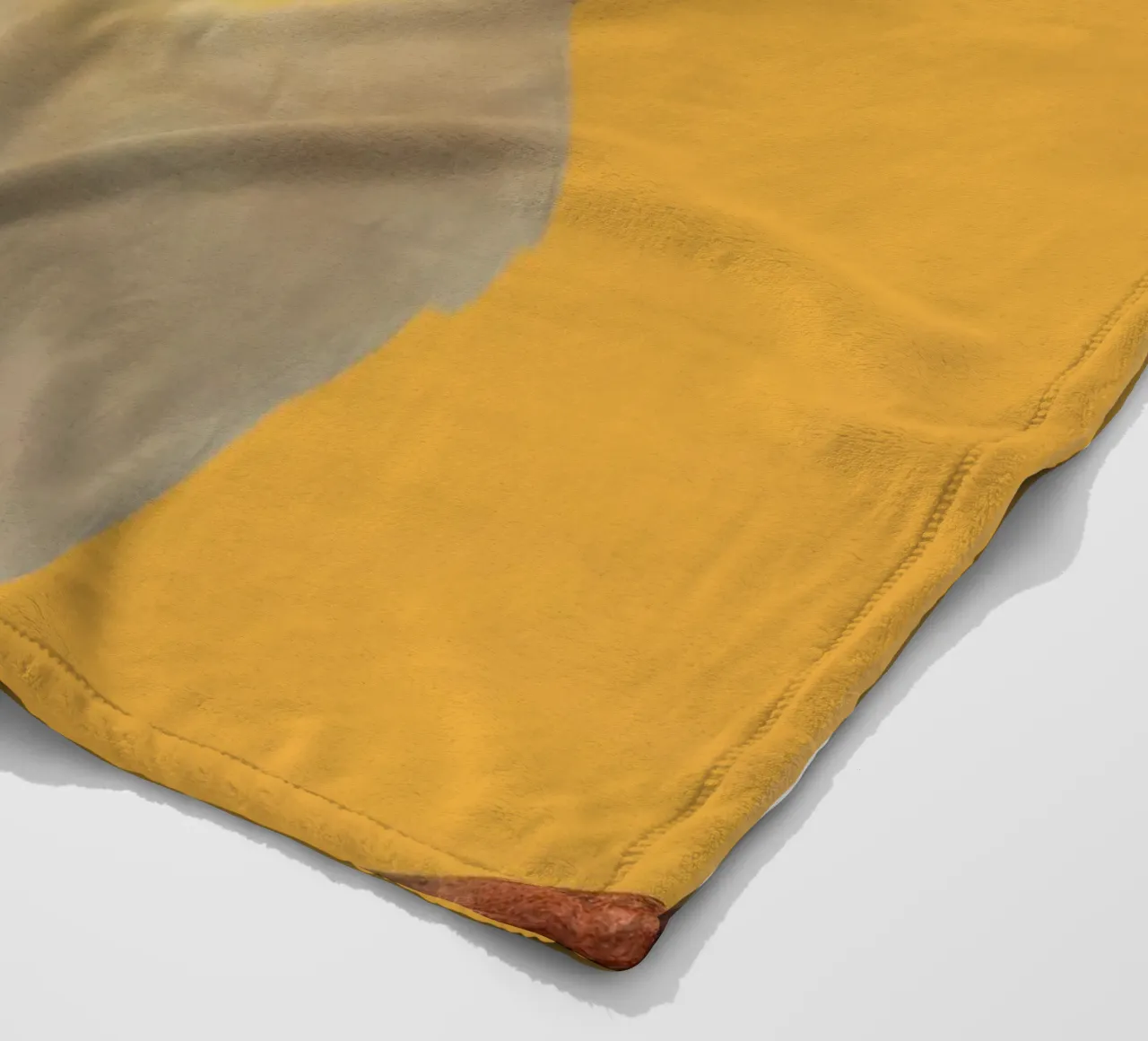 Profilo del pappagallo cacatua dal piumaggio giallo e bianco coperta in pile da DesignDoodle