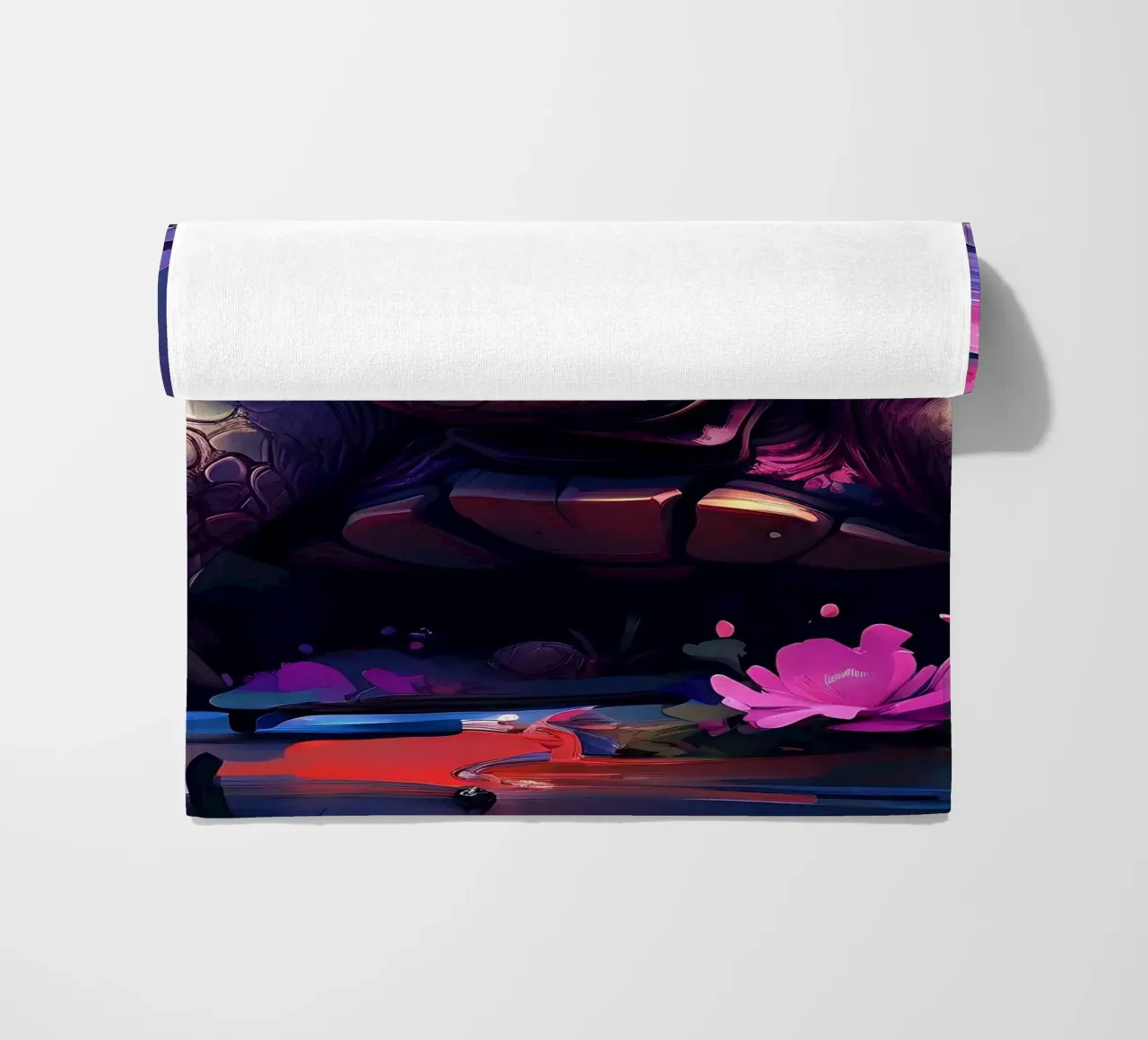 Turtle_style_H_1 beach towel by Tierisch bunt by LK