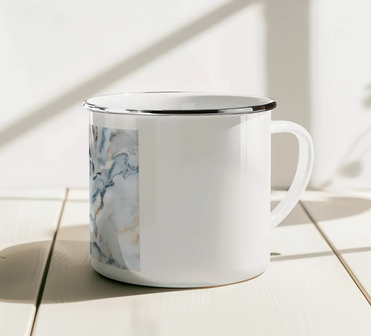 Usa Marble Map tazza in smalto da Octavian