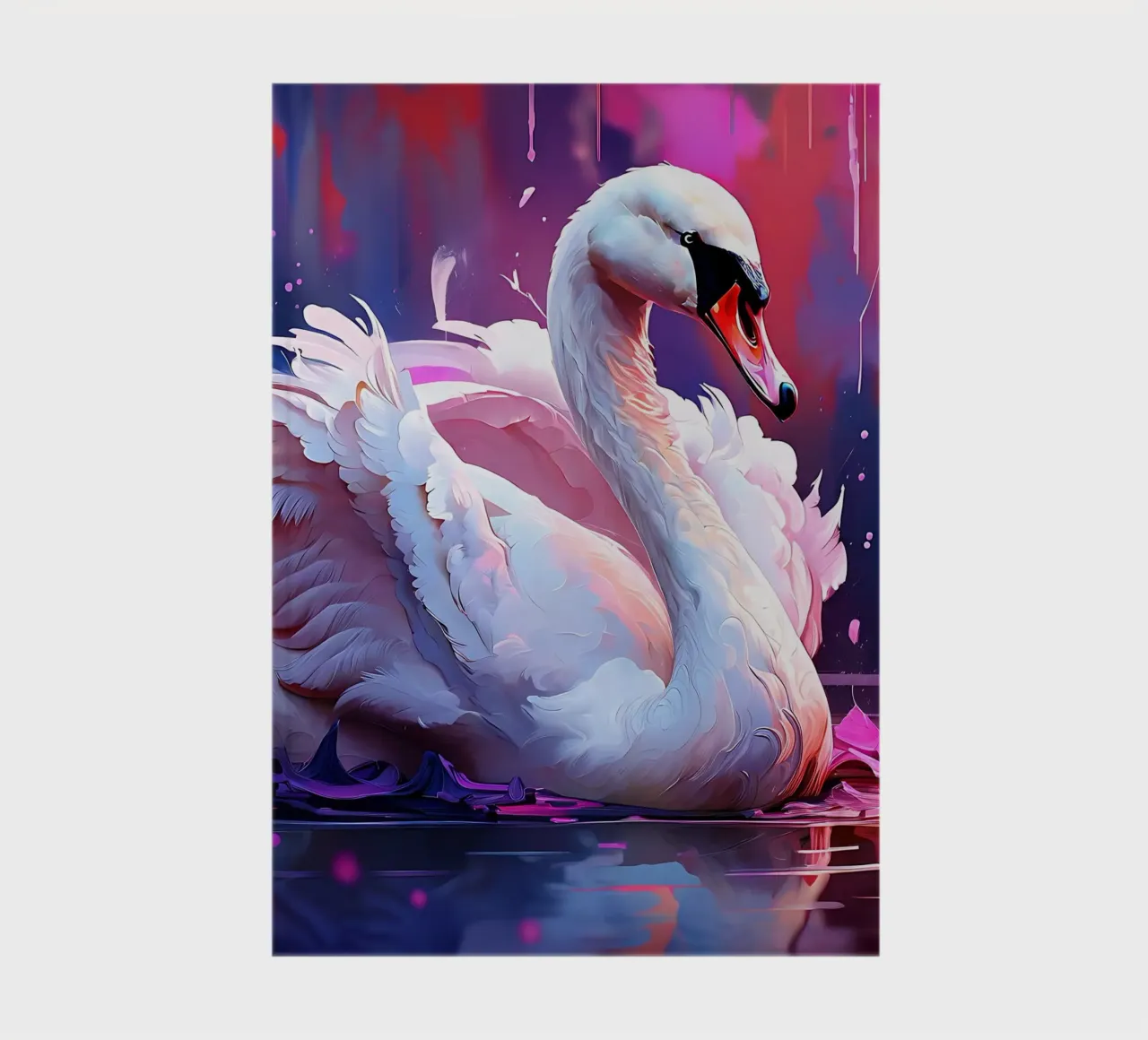 Swan_style_H_1 notebook by Tierisch bunt by LK