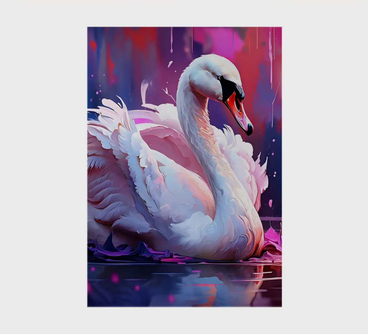 Swan_style_H_1 notebook by Tierisch bunt by LK