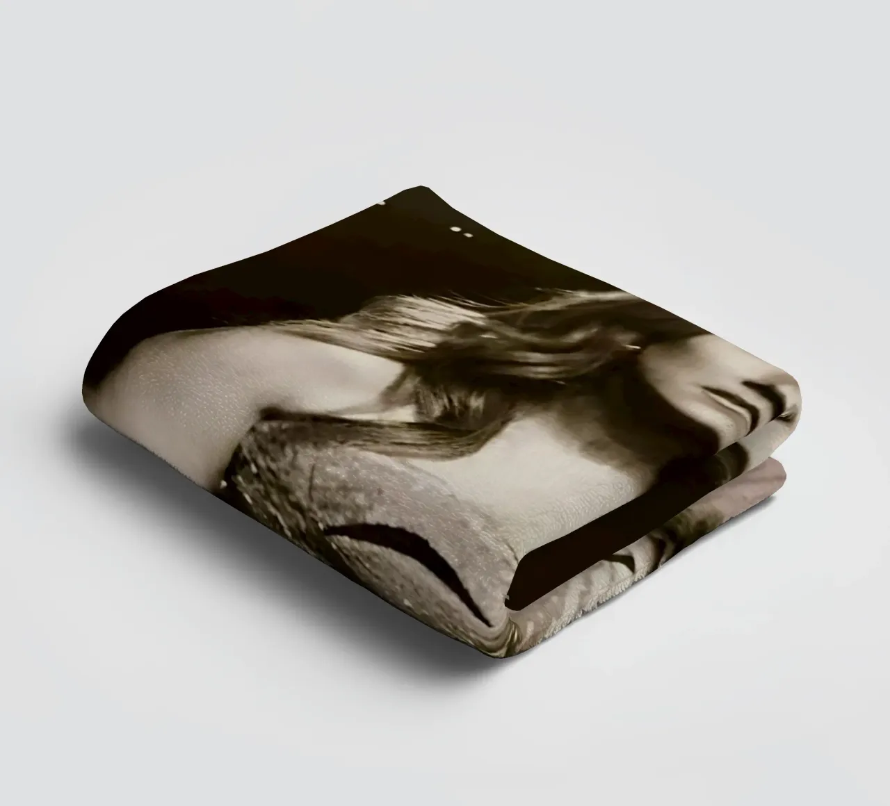 Celine Dion asciugamano da bagno da Low poly art