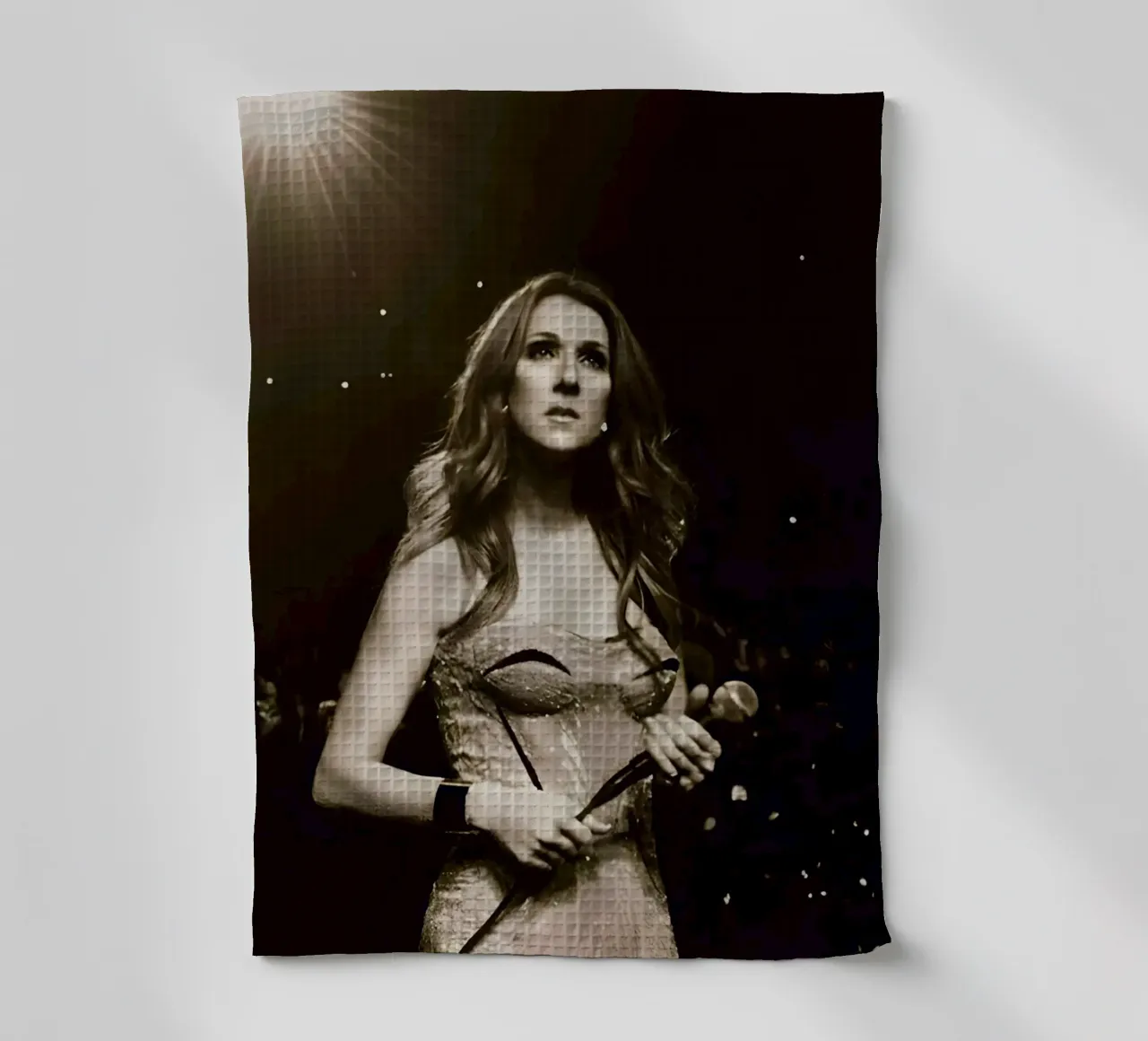 Celine Dion canovaccio da cucina da Low poly art