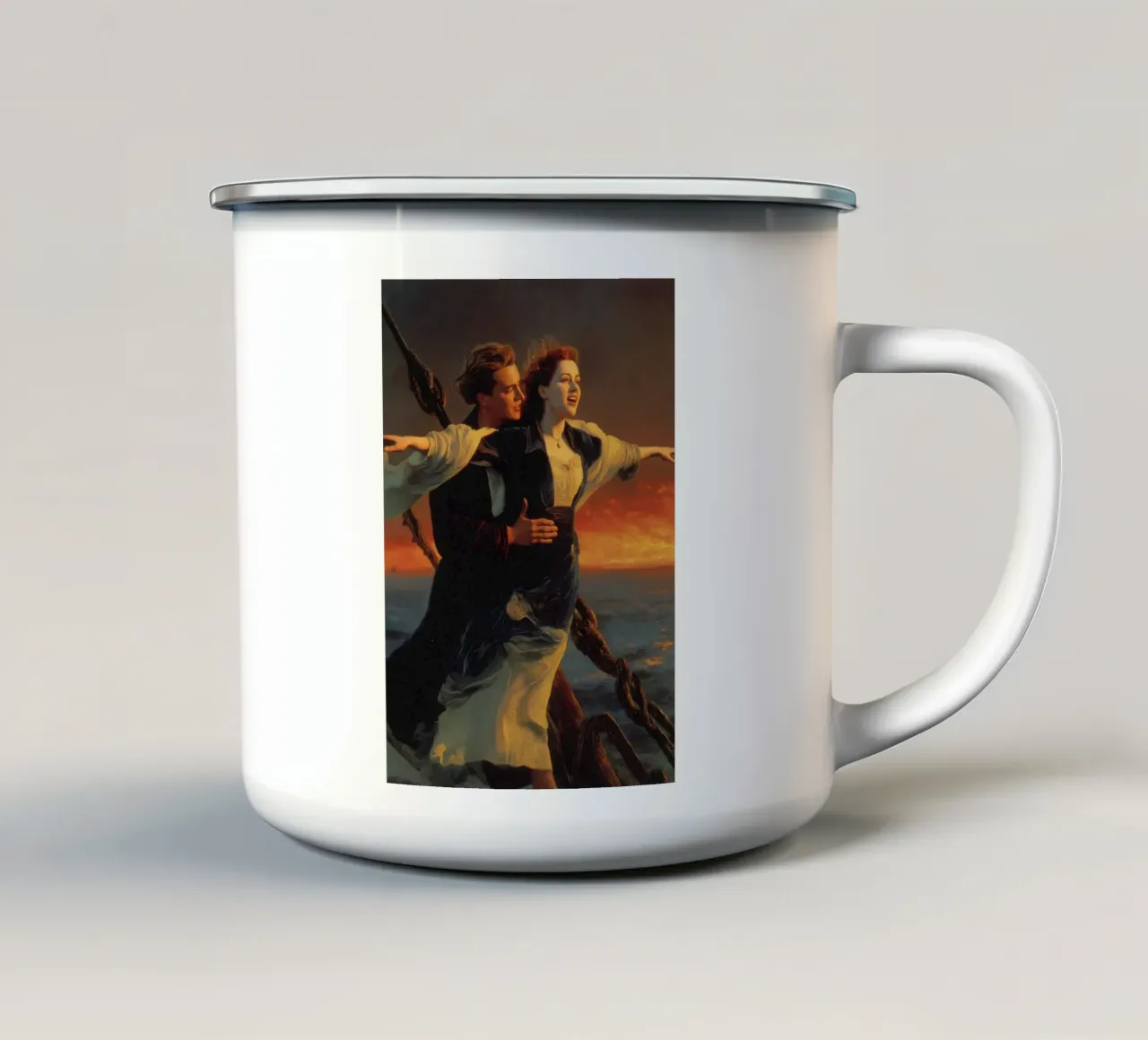 Titanic tazza in smalto da Fleur de Lys