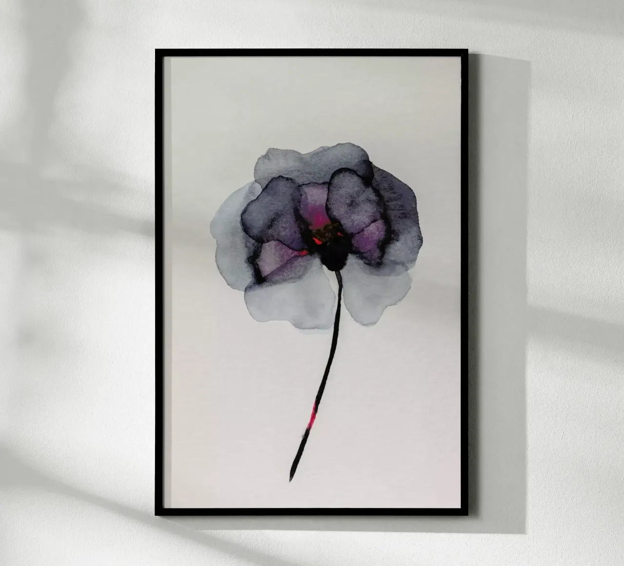 Fiore blu navy poster da Ingrid Beddoes
