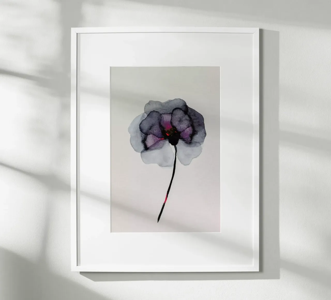 Fiore blu navy poster da Ingrid Beddoes