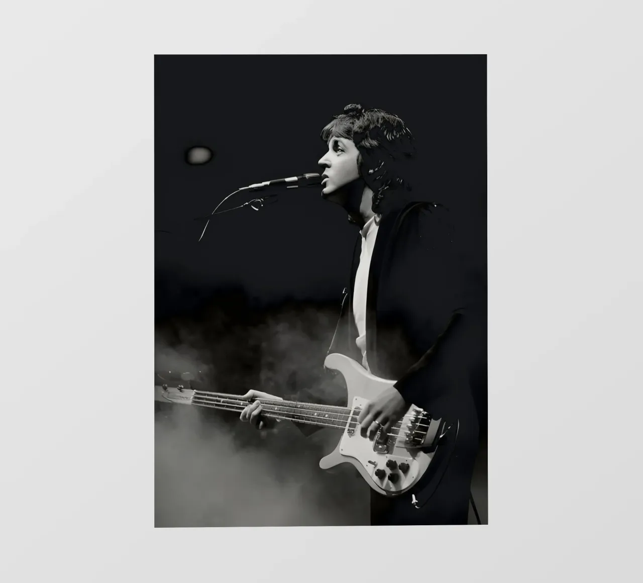 Paul McCartney pellicola backlit da Low poly art